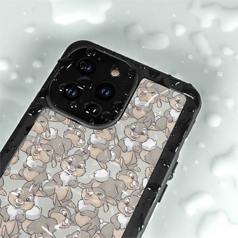 Disney Bambi Thumper Character Pattern iPhone 15 Pro Waterproof Case